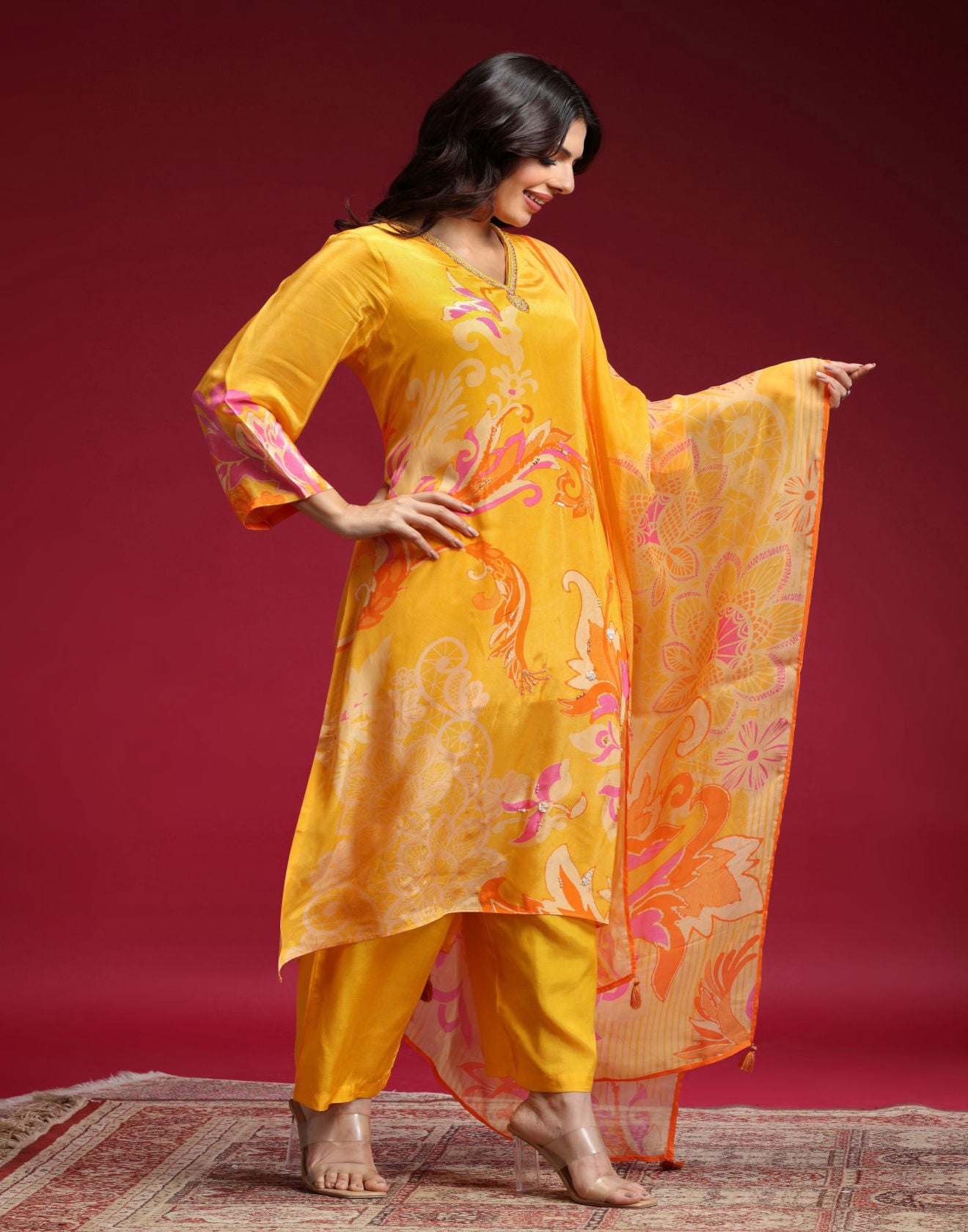 Blossom Floral Kurta Set