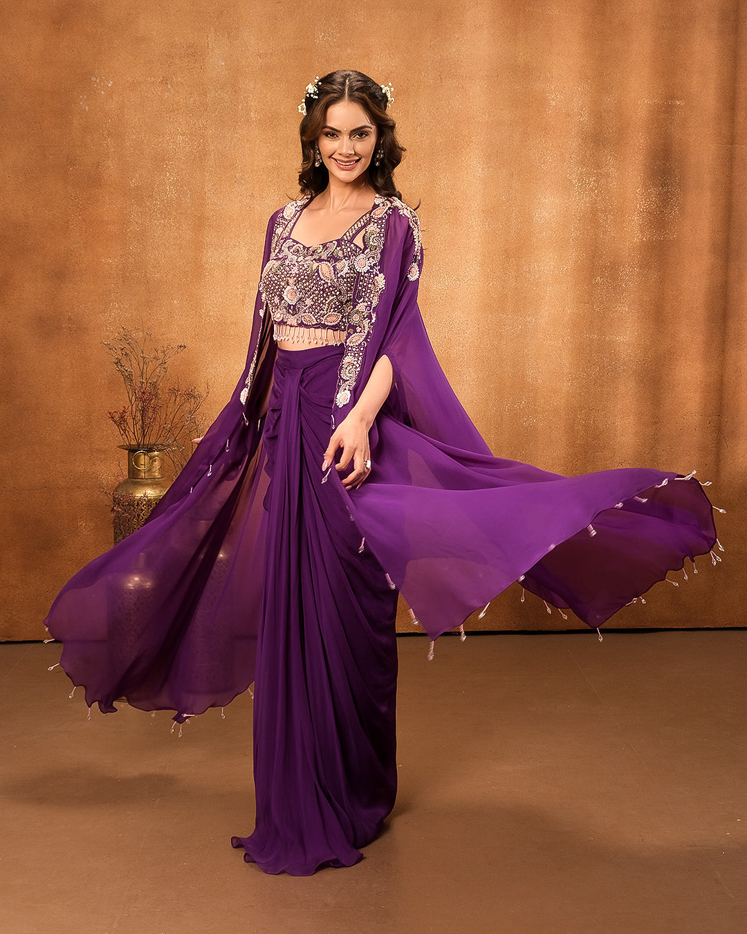 enchanted purple dress Giselle Dress, Giselle Enchanted, Disney Inspired Costume, Giselle Adult Costume, Enchanting Cosplay, Enchanting Movie, Made from an iridescent glossy fabric Enchanted Purple Embellished Bustier With