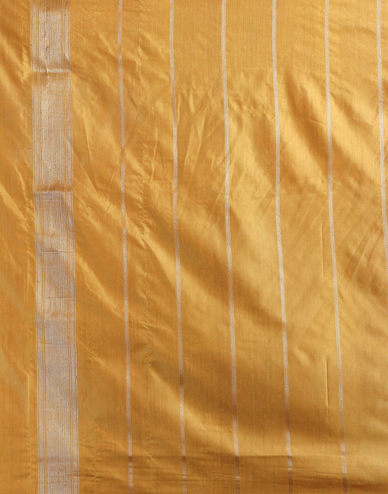 Antique Haldi Banarasi Tussar Silk Festive Saree With Unstitched Blouse Fabric