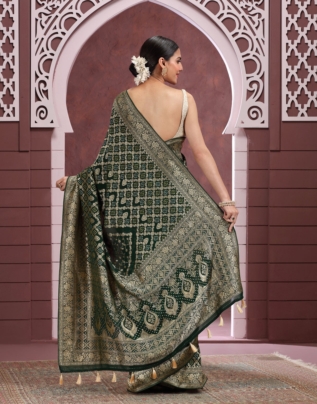 Bandhej Baug Festive Saree