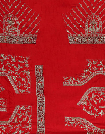 Baraat Muse Red Bridal Lehenga Set