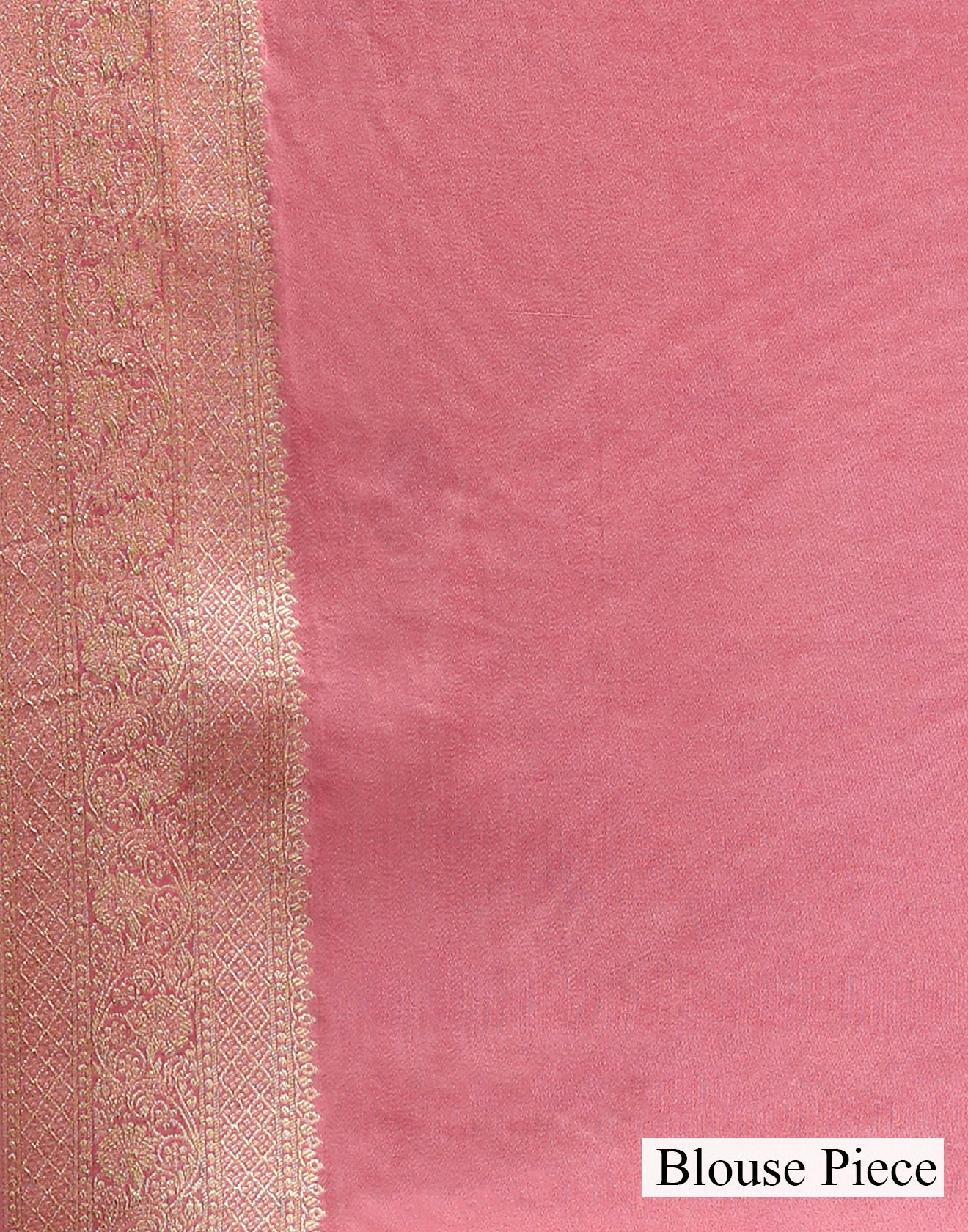 Champagne Peach Floral Jaal Silk Saree