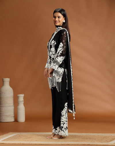 Eclipse Embroidered Indo-Western Suit Set