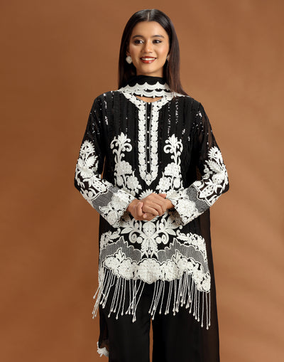 Eclipse Embroidered Indo-Western Suit Set