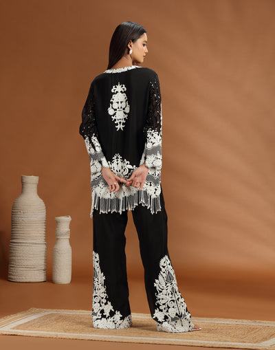 Eclipse Embroidered Indo-Western Suit Set