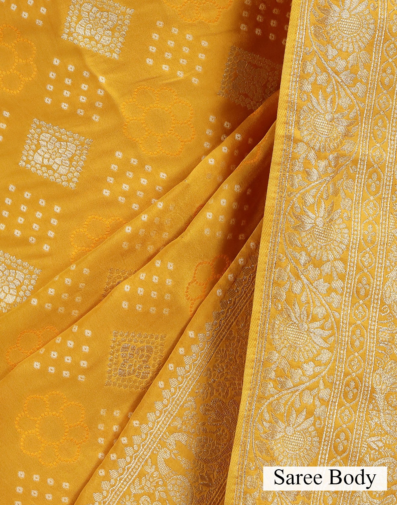 Gendaa Phool Festive Bandhej Saree