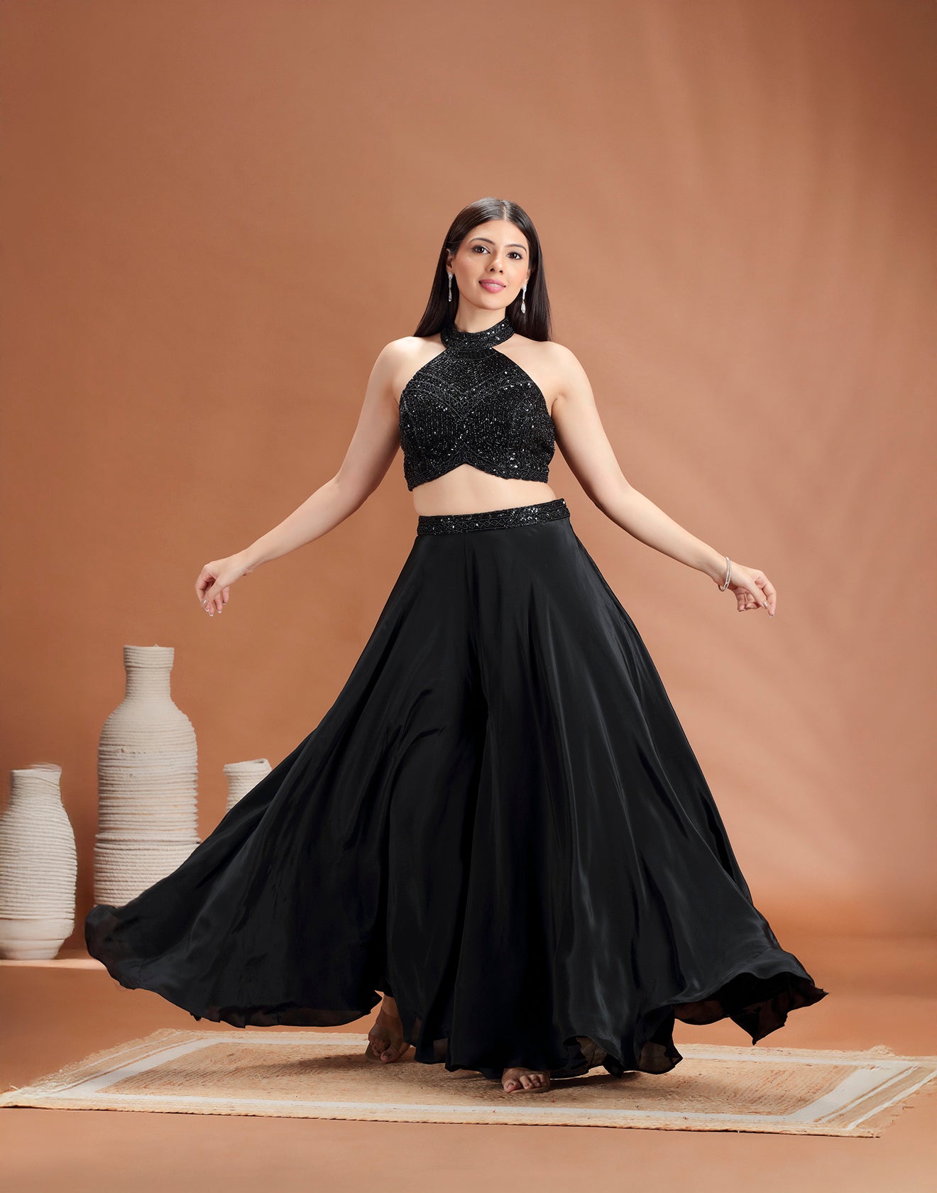 Noir Enigma Embellished Festive Fusion Set
