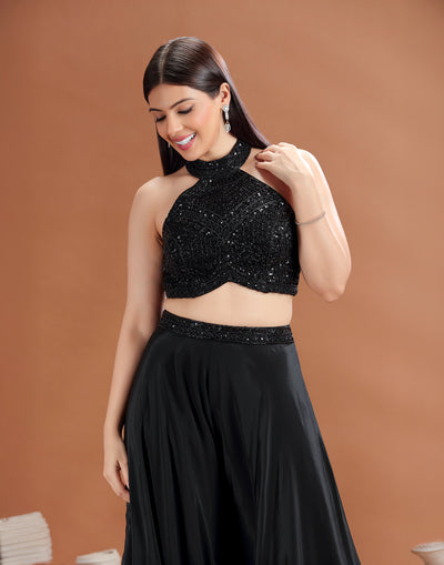 Noir Enigma Embellished Festive Fusion Set