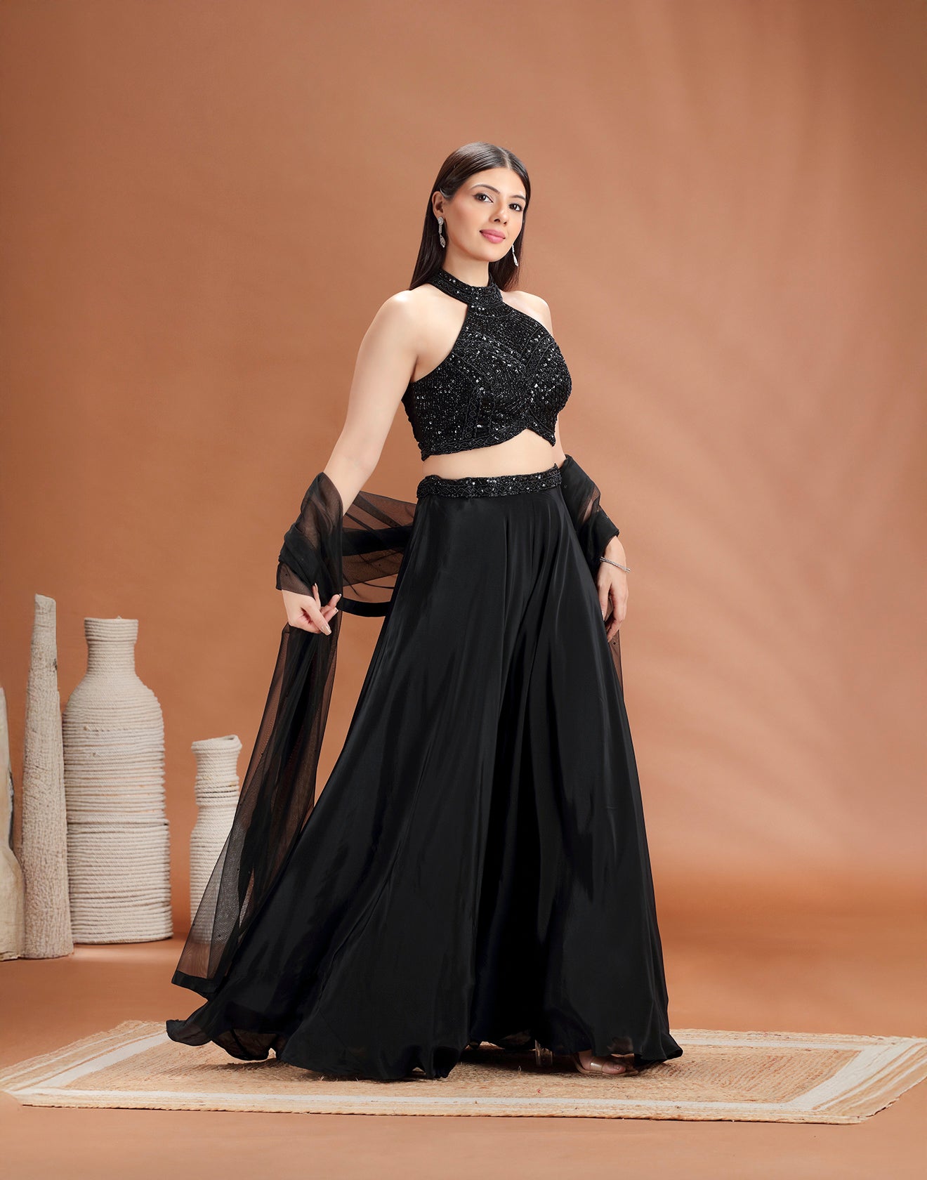 Noir Enigma Embellished Festive Fusion Set
