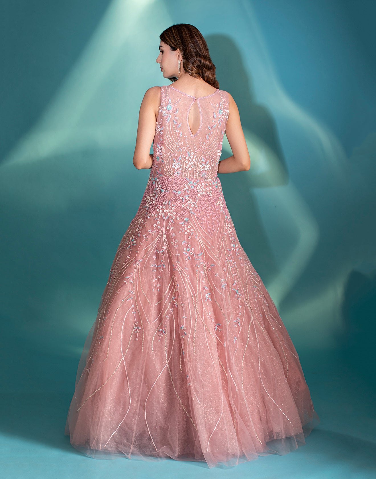 Pastel Pink Cocktail Gown