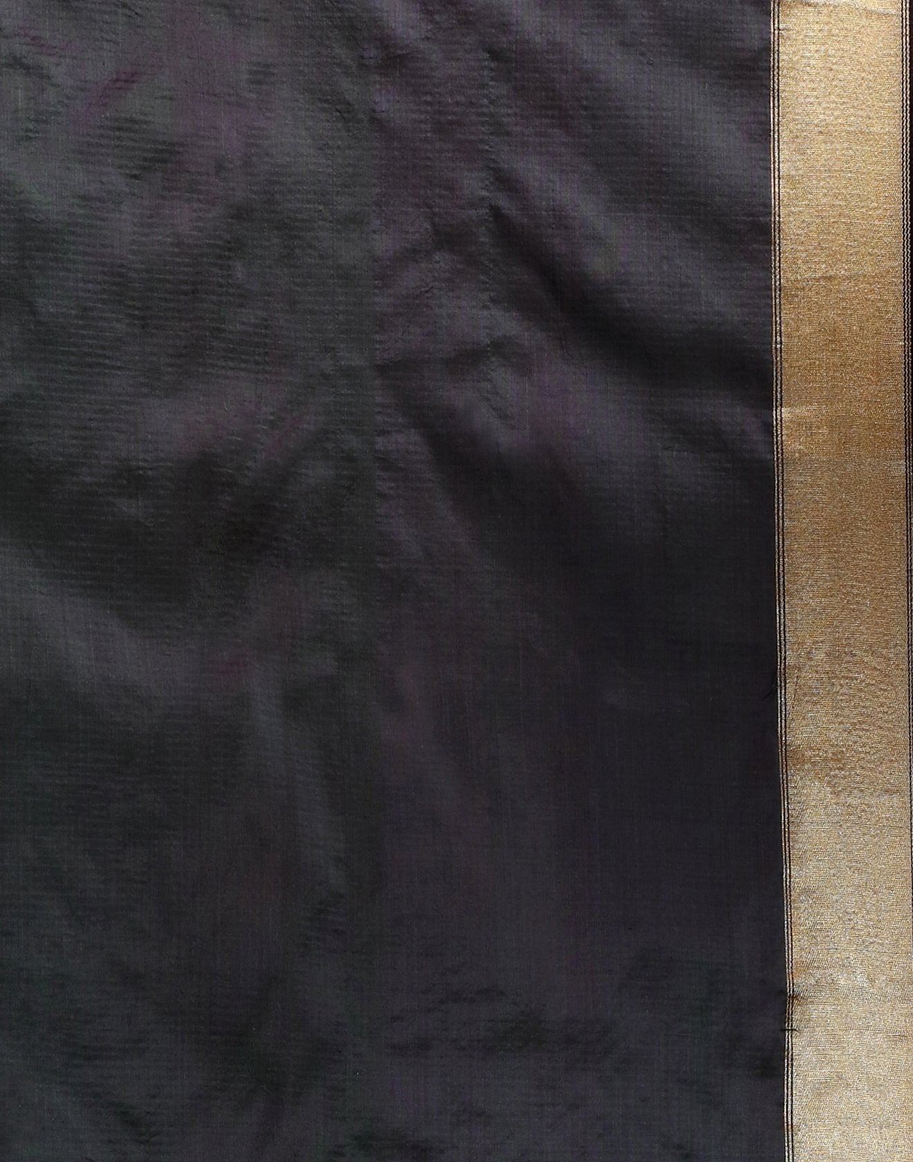Persian Dusk Katan Banarasi Silk Saree With Unstitched Blouse Fabric