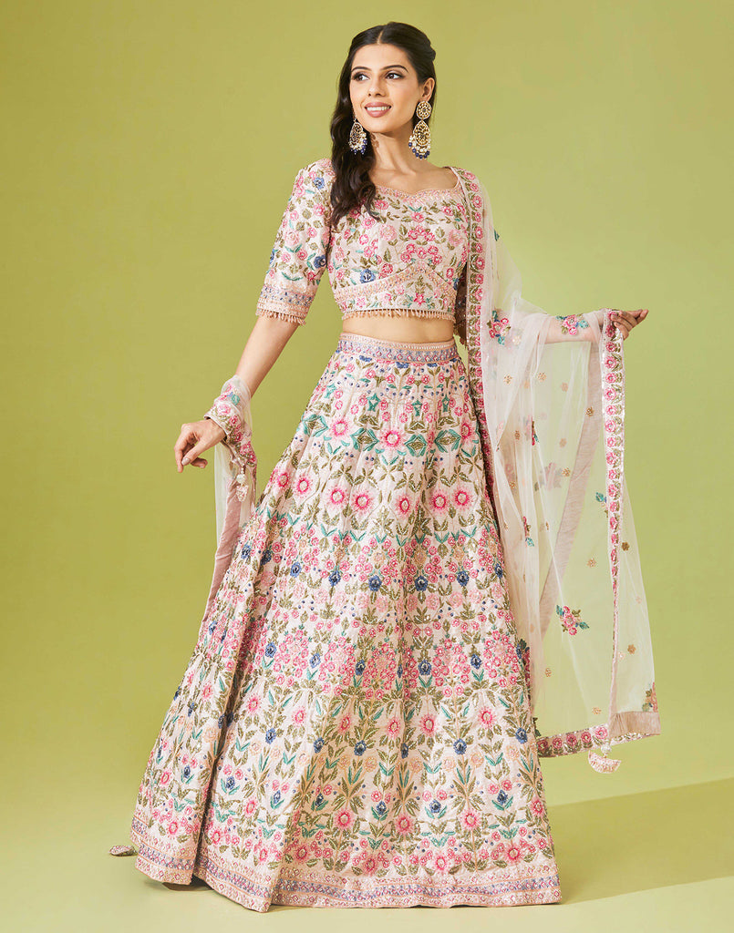 Pastel shop lehenga choli