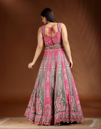 Prism-Carnival-Printed-Lehenga-Set-In-Silk