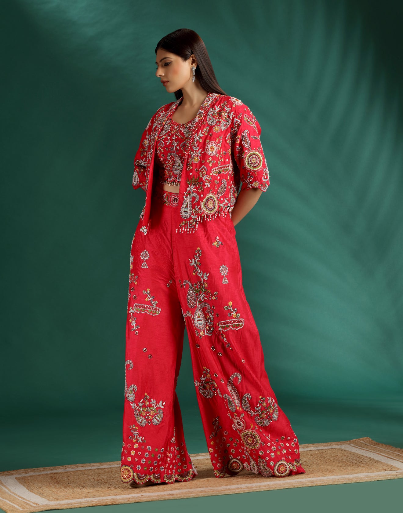 Radiant Rani Indo-Western Suit