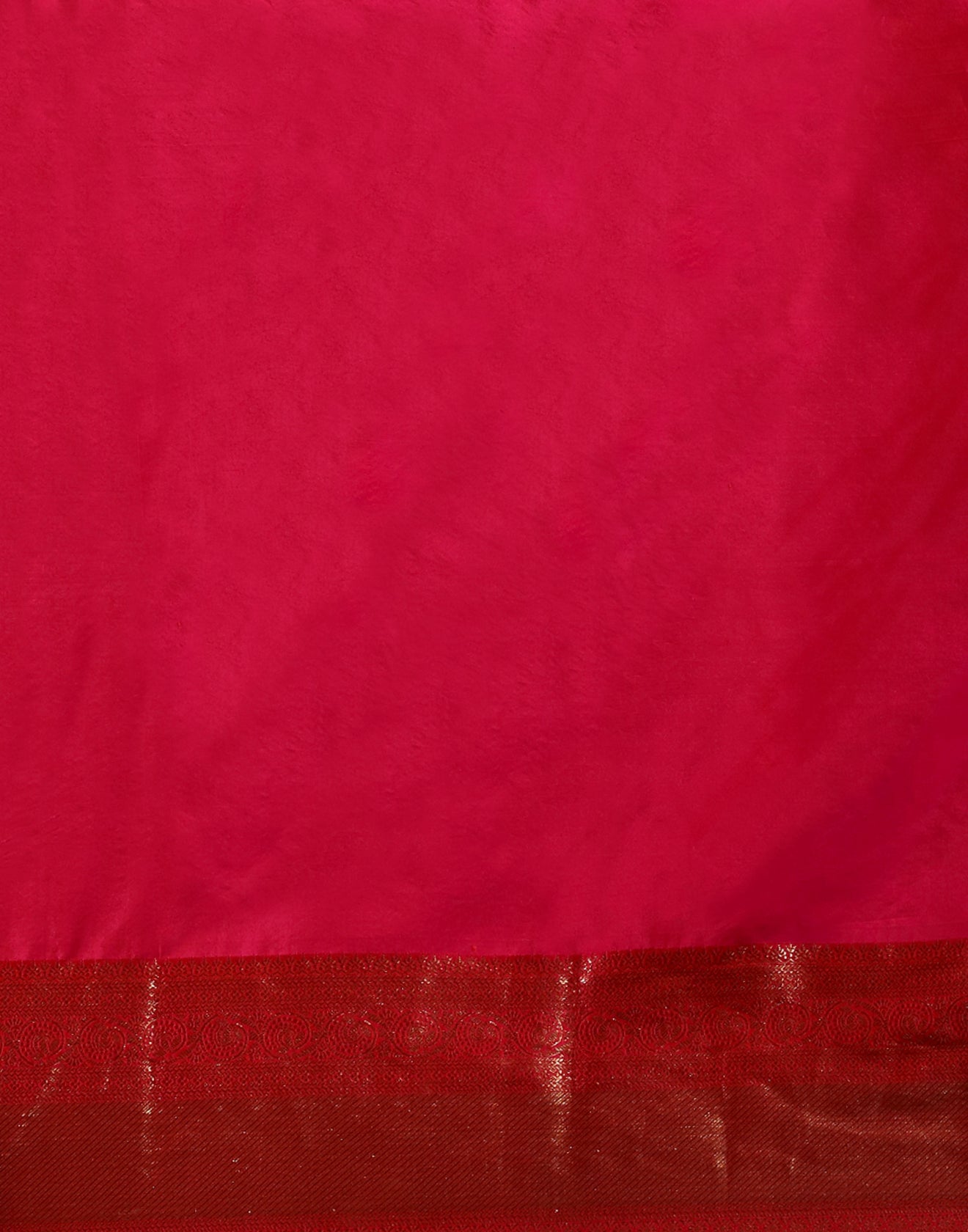 Teal & Red Jamawar Jacquard Silk Saree WIth Unstitcehd Blouse Fabric