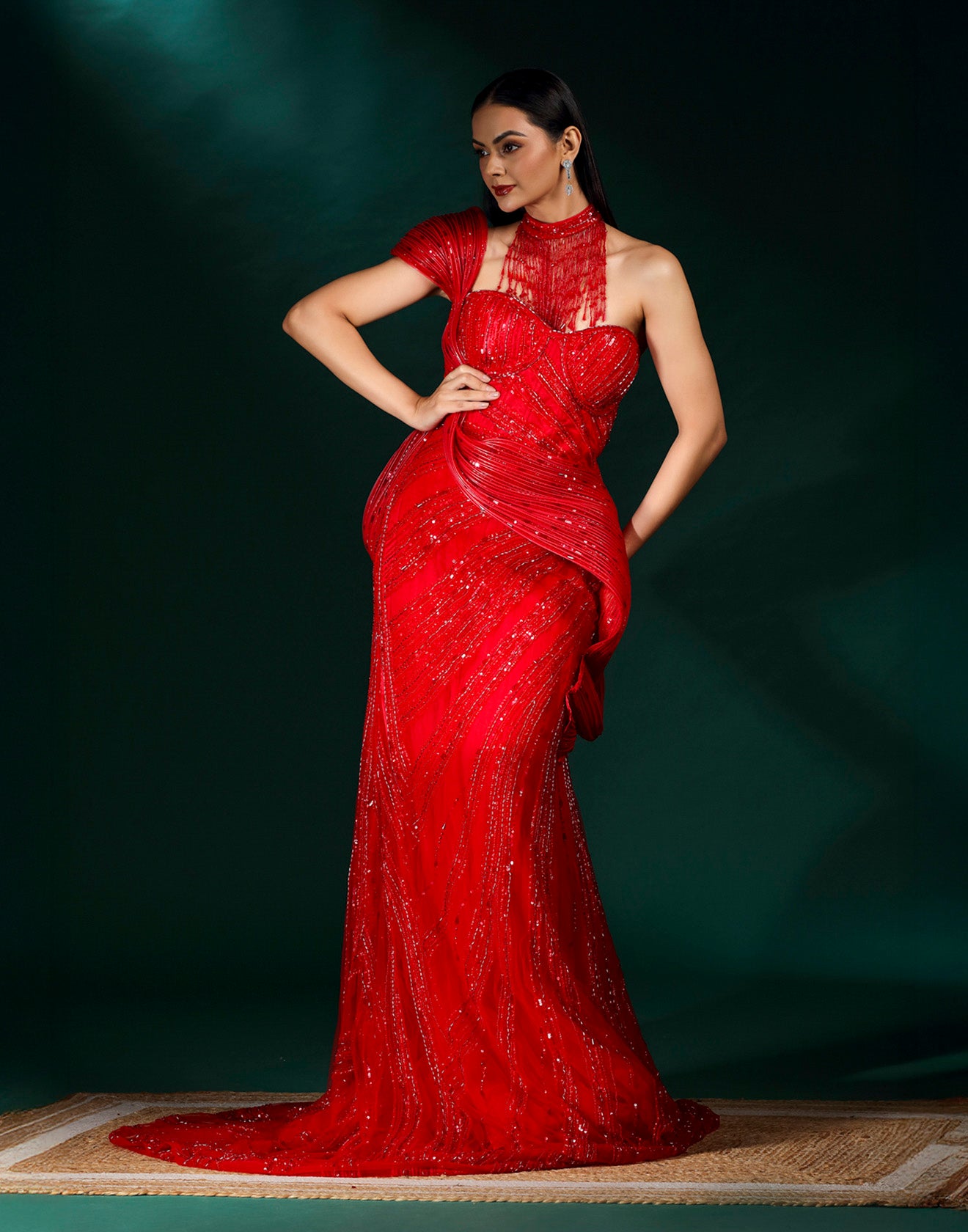 The Scarlet Vow - Bridal Reception Gown
