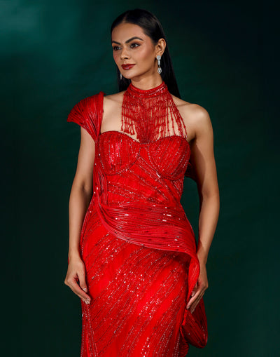 The Scarlet Vow - Bridal Reception Gown