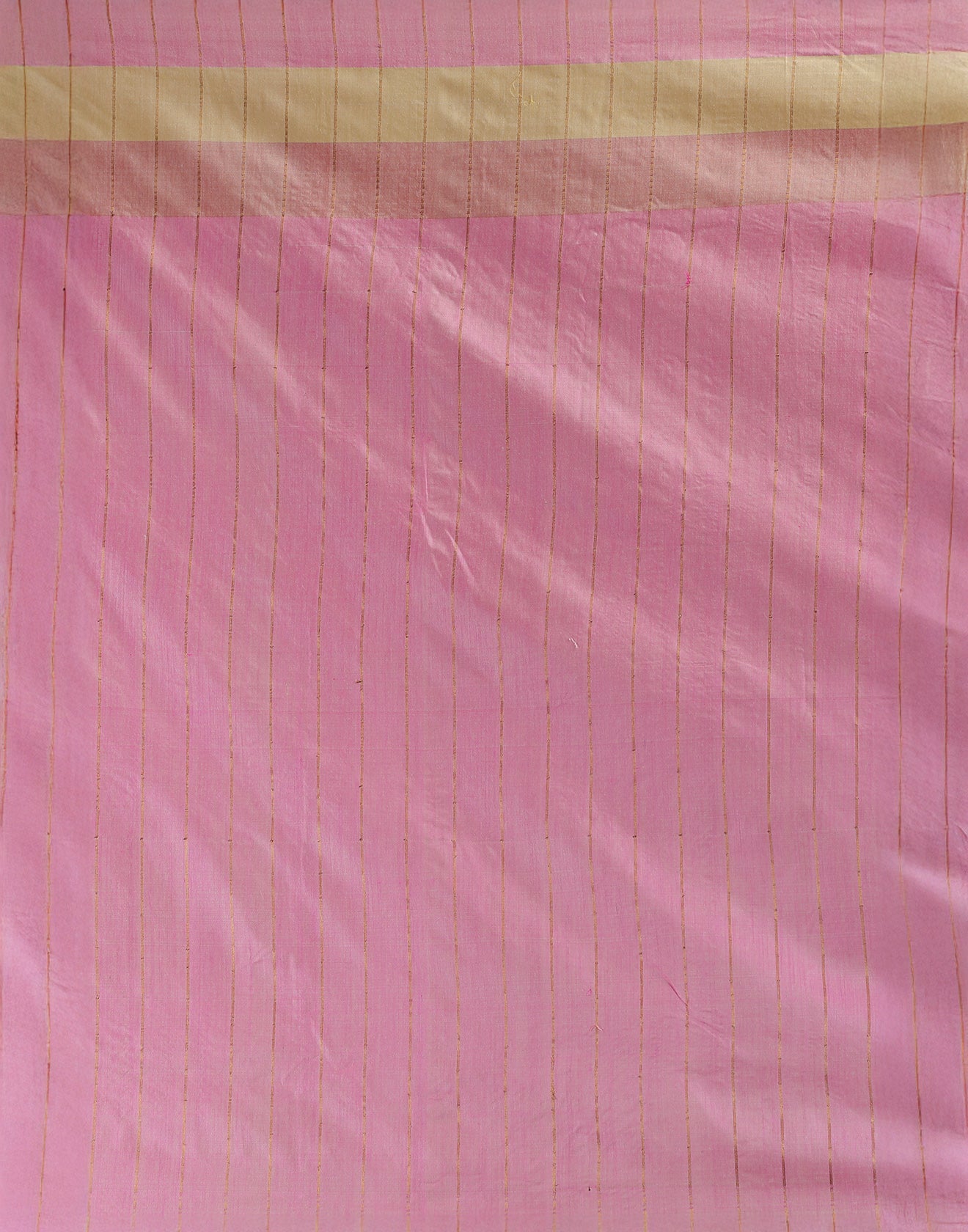 Zari Beige Banarasi Tussar Silk Saree WIth Unstitched Blouse Fabric