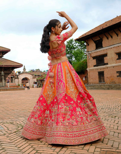 Amber Rose Royalè Bridal Lehenga With Two Dupattas