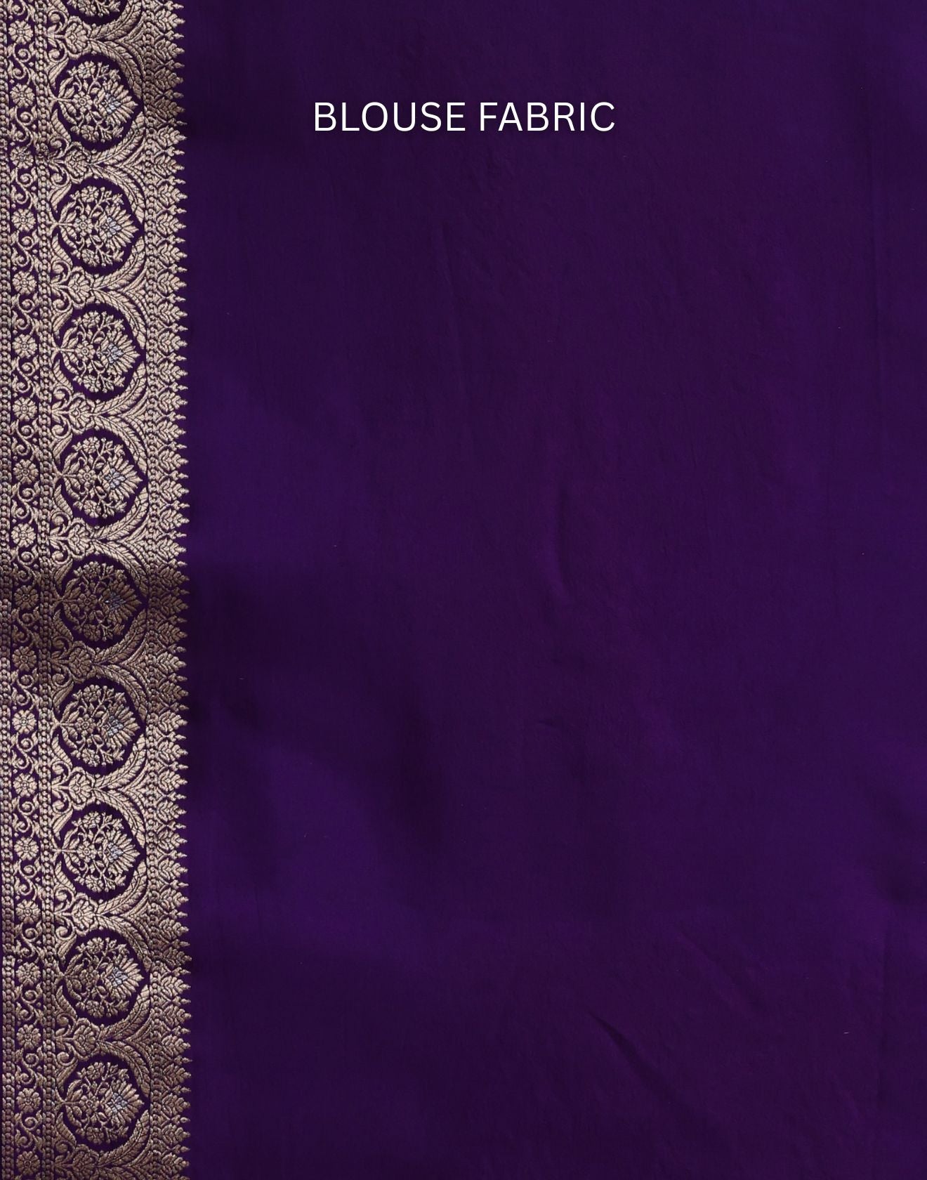 Galaxy Purple Banarasi Dola Silk Saree With Unstitched Blouse Fabric