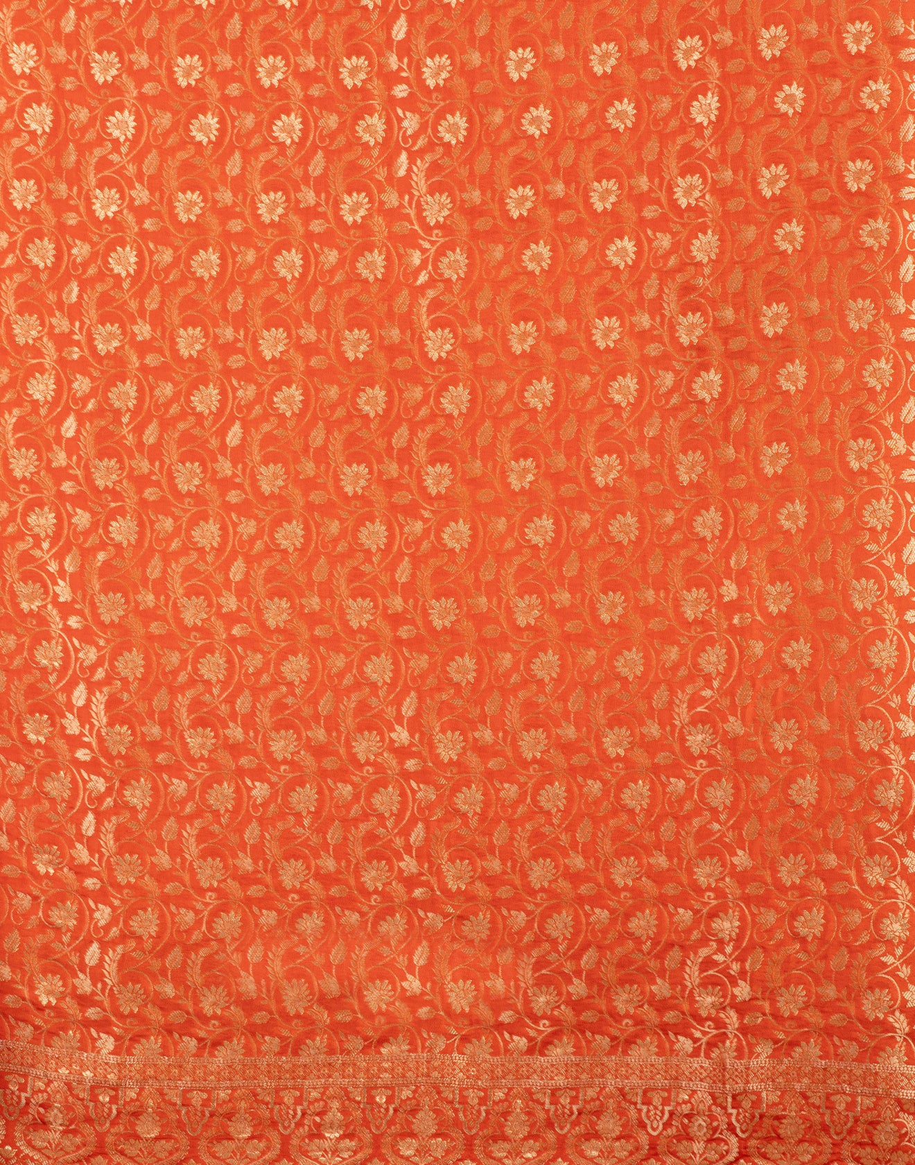 Kesari Banaras Dola Silk Unstitched Suit Set