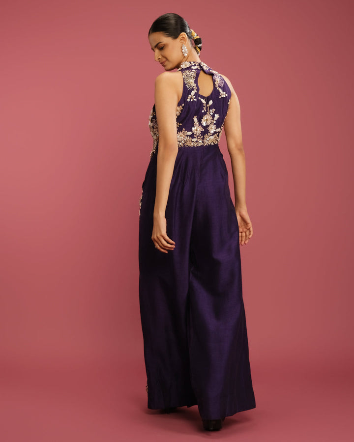 Midnight Orchid Festive Jumpsuit – Roopkala Global Midnight Orchid Festive Jumpsuit – Roopkala Global