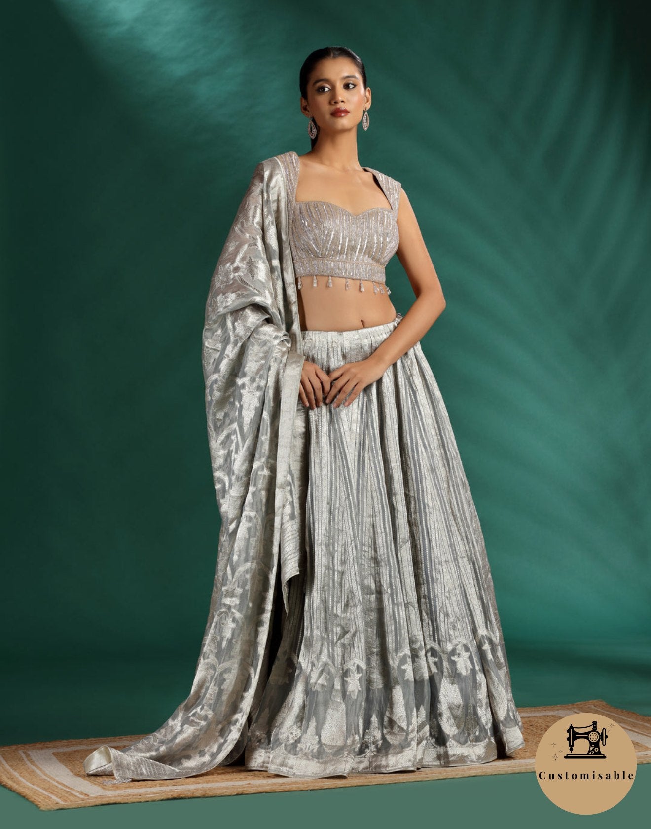 Moon Dust Glow Embellished Lehenga Set