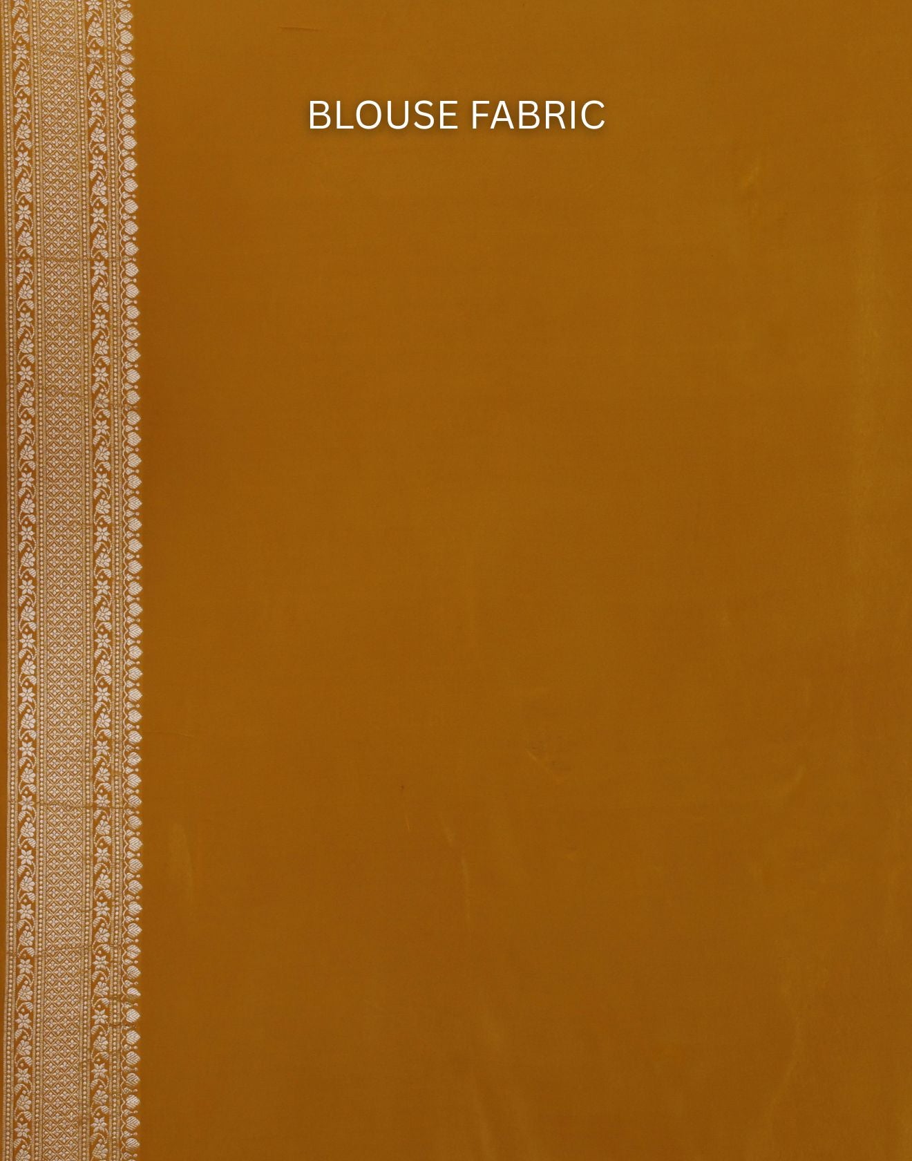 Mustard Yellow With Golden Weave Dola Silk Saree