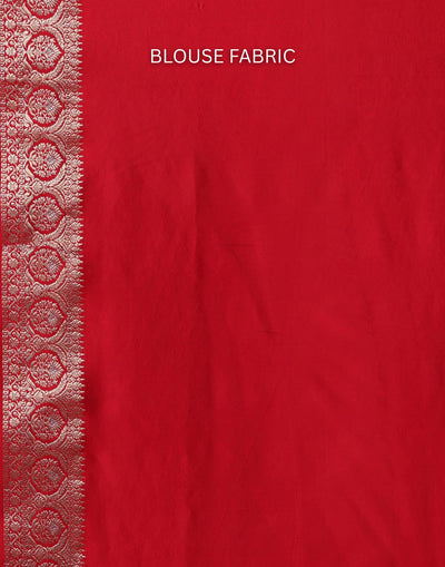 Noor-e-Banaras Dola Silk Saree With Unstitched Blouse Fabric