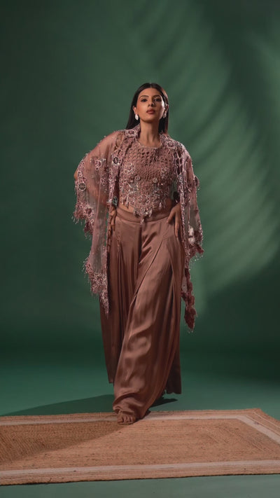 Pale Truffle Blended Silk Chic Fusion Set