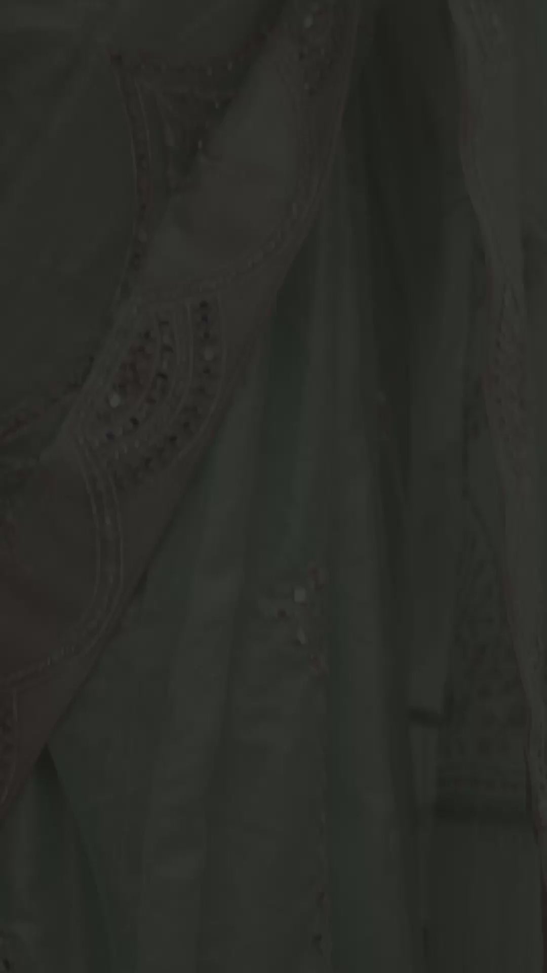 Frosted Mint Shimmer Organza Trousseau Saree