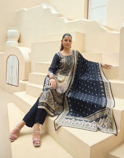 Rustic Vibe Ethnic Printed Kurta Set