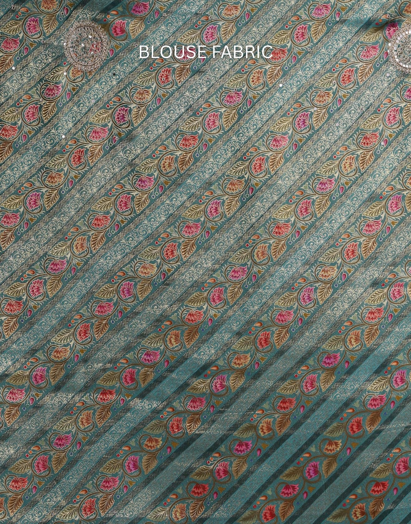 Teal Tribe Soft Silk Saree With Minimalist Embroidery